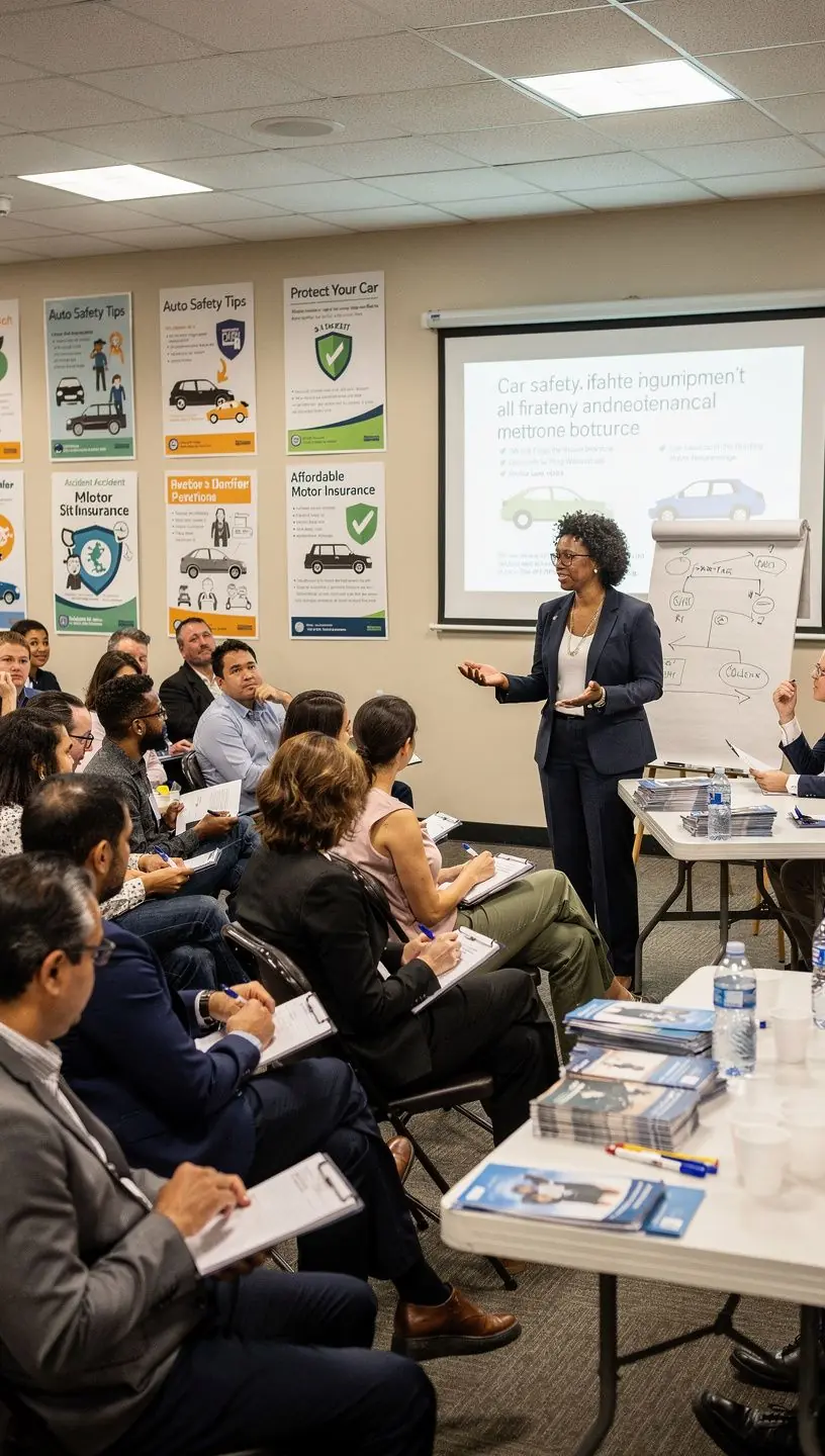 Изображение автомобиля с счастливой семьей, наслаждающейся поездкой по живописной дороге.